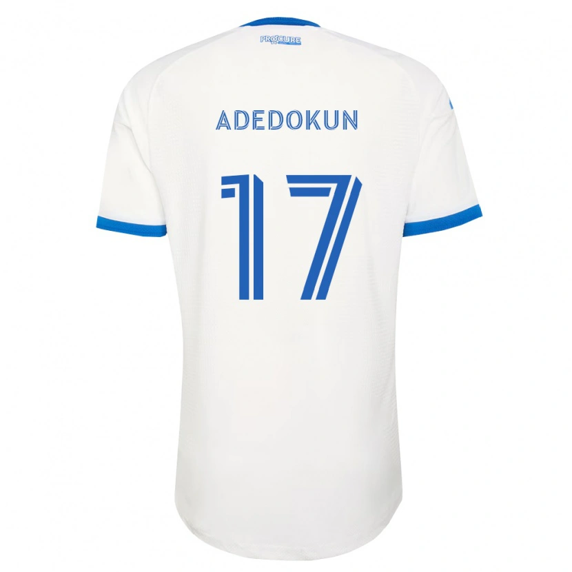 Danxen Damen Michael Adedokun #17 Himmelblau Weiß Auswärtstrikot Trikot 2026/27 T-Shirt Schweiz