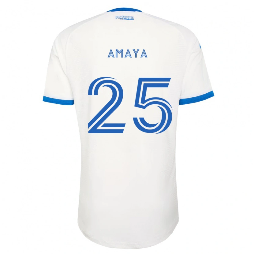 Danxen Damen Frankie Amaya #25 Himmelblau Weiß Auswärtstrikot Trikot 2026/27 T-Shirt Schweiz