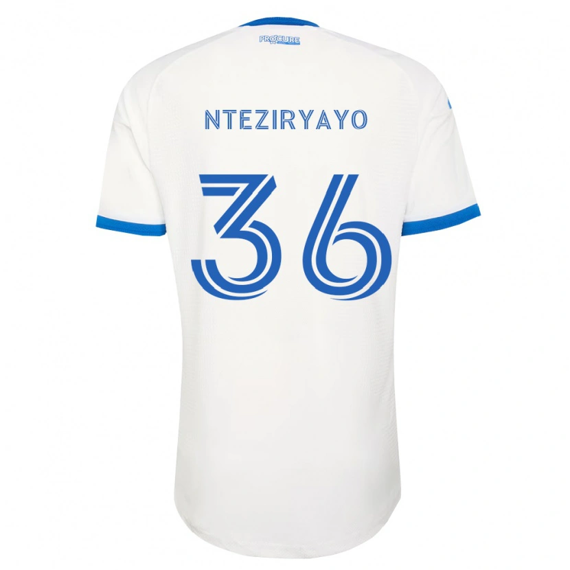 Danxen Damen Josh Nteziryayo #36 Himmelblau Weiß Auswärtstrikot Trikot 2026/27 T-Shirt Schweiz