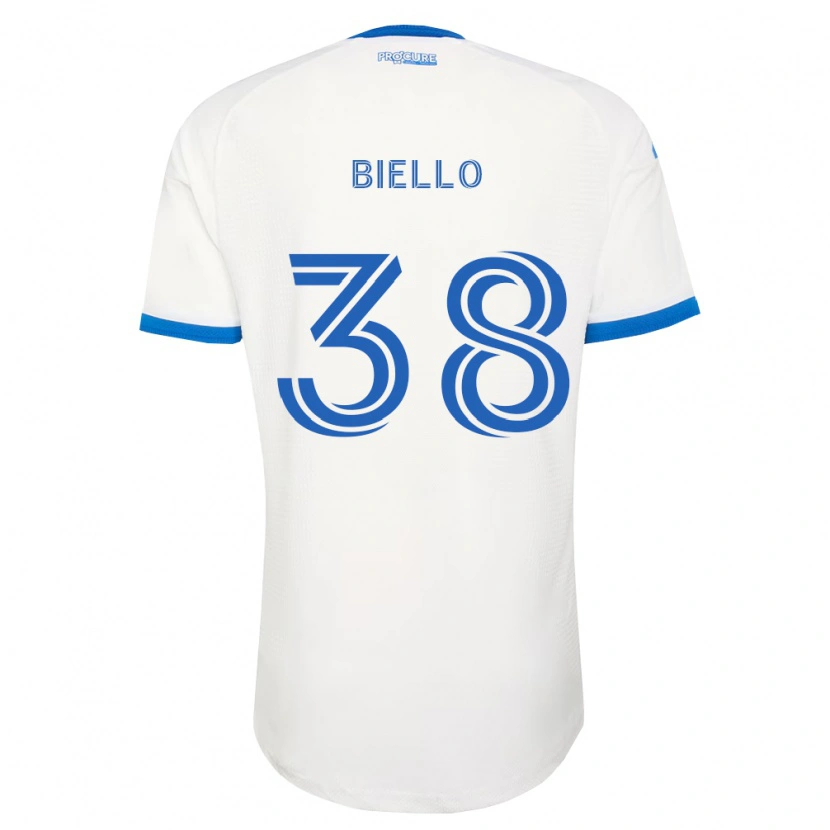 Danxen Damen Alessandro Biello #38 Himmelblau Weiß Auswärtstrikot Trikot 2026/27 T-Shirt Schweiz