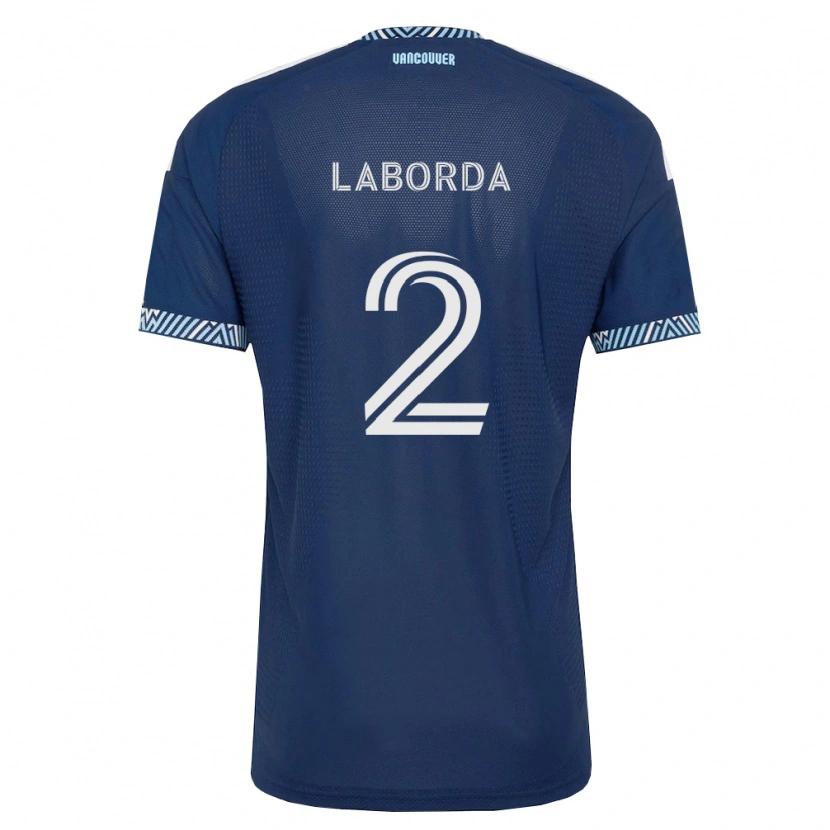 Danxen Damen Mathías Laborda #2 Tiefblau Weiß Auswärtstrikot Trikot 2026/27 T-Shirt Schweiz