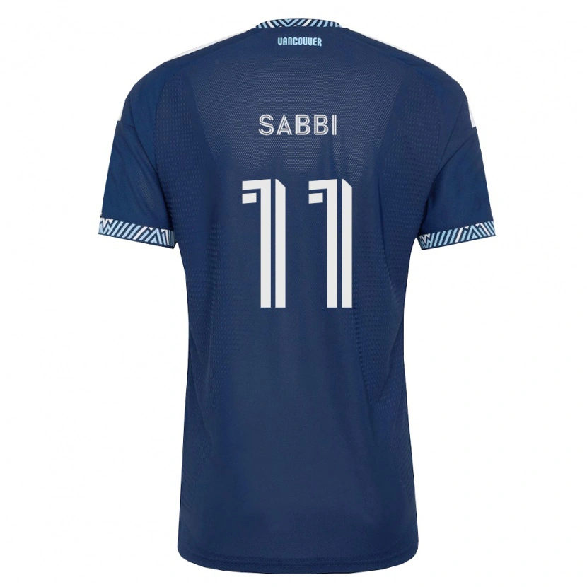 Danxen Damen Emmanuel Sabbi #11 Tiefblau Weiß Auswärtstrikot Trikot 2026/27 T-Shirt Schweiz