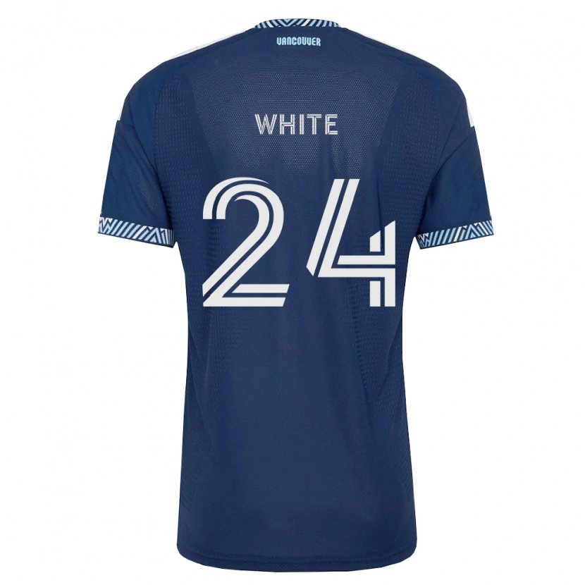Danxen Damen Brian White #24 Tiefblau Weiß Auswärtstrikot Trikot 2026/27 T-Shirt Schweiz