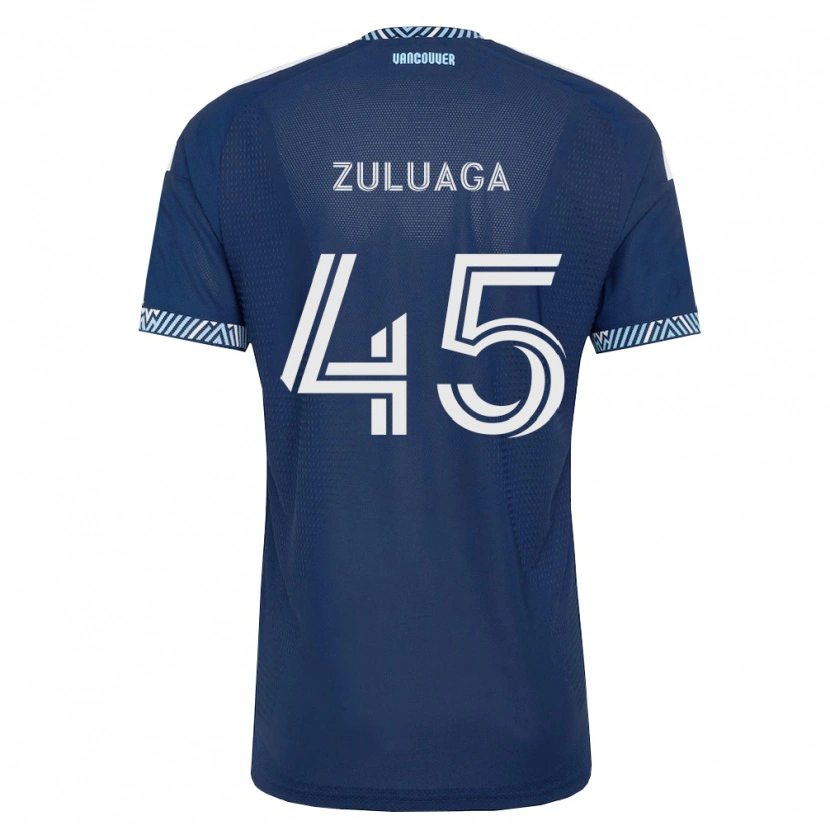 Danxen Damen Yeider Zuluaga #45 Tiefblau Weiß Auswärtstrikot Trikot 2026/27 T-Shirt Schweiz
