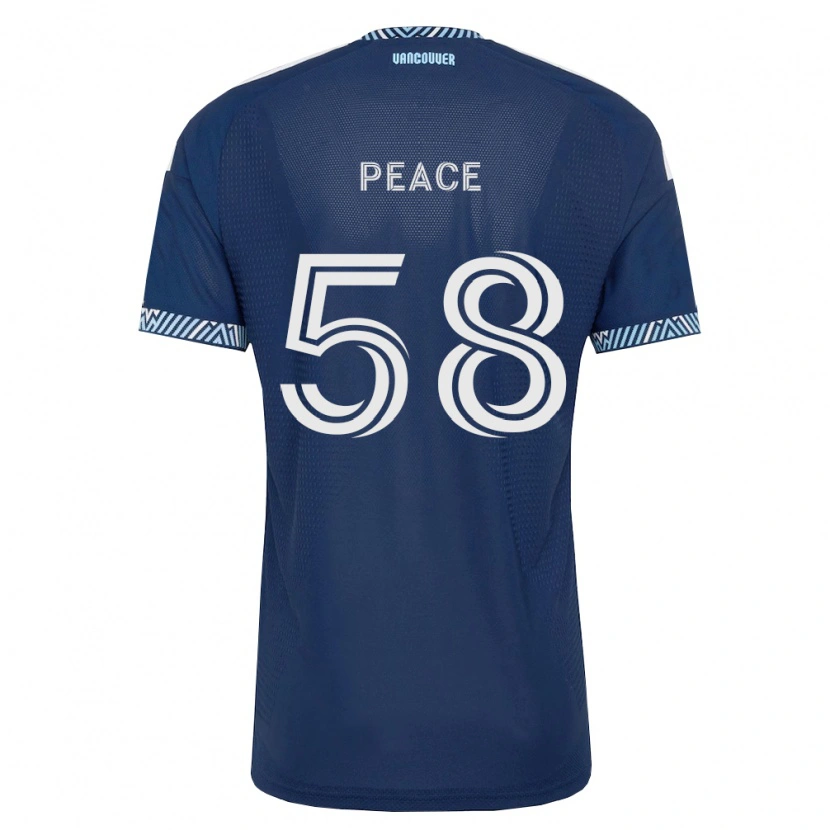 Danxen Damen Jesse Peace #58 Tiefblau Weiß Auswärtstrikot Trikot 2026/27 T-Shirt Schweiz