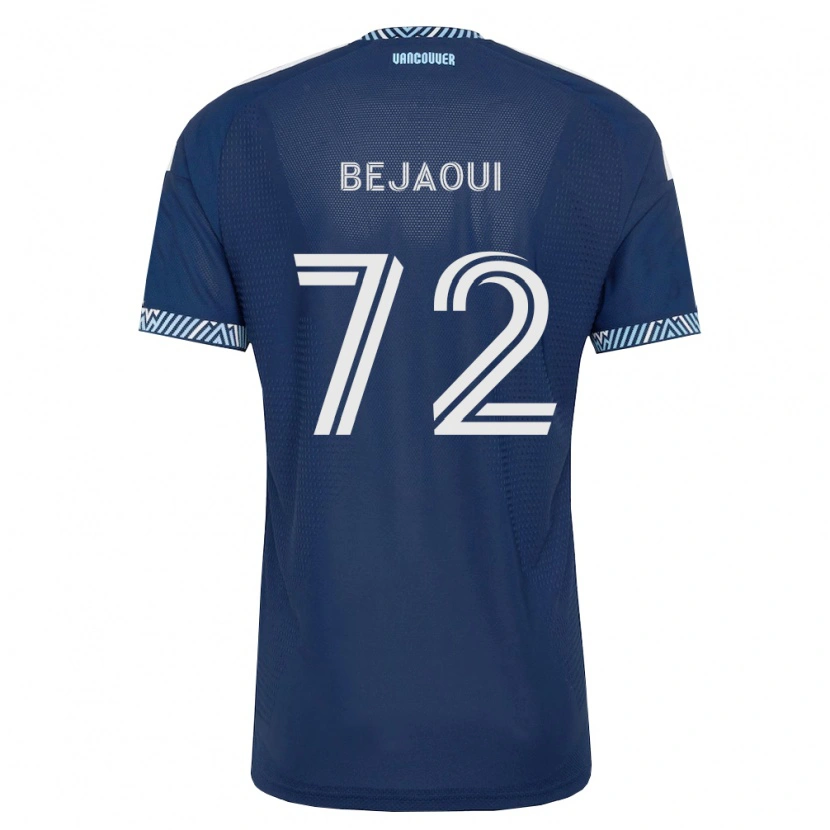 Danxen Damen Aiden Bejaoui #72 Tiefblau Weiß Auswärtstrikot Trikot 2026/27 T-Shirt Schweiz