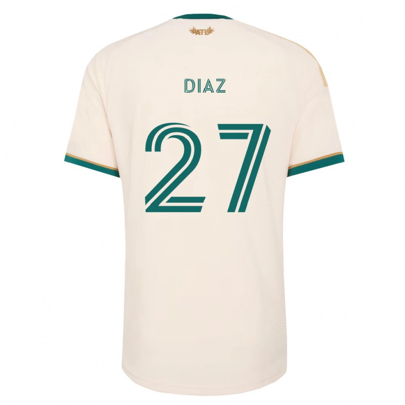 Danxen Damen Paulo Díaz #27 Champagner Grün Auswärtstrikot Trikot 2026/27 T-Shirt Schweiz