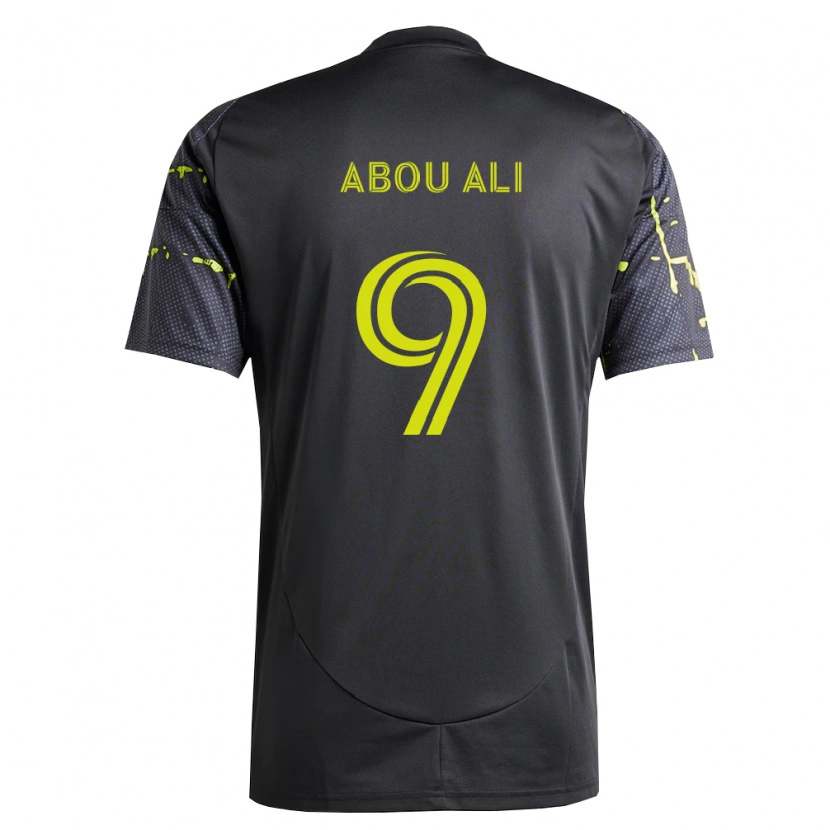 Danxen Damen Wessam Abou Ali #9 Fluoreszierendes Gelb Schwarz Auswärtstrikot Trikot 2026/27 T-Shirt Schweiz