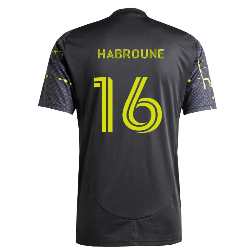 Danxen Damen Taha Habroune #16 Fluoreszierendes Gelb Schwarz Auswärtstrikot Trikot 2026/27 T-Shirt Schweiz