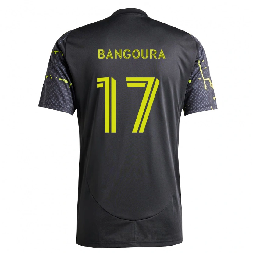 Danxen Damen Sekou Bangoura #17 Fluoreszierendes Gelb Schwarz Auswärtstrikot Trikot 2026/27 T-Shirt Schweiz