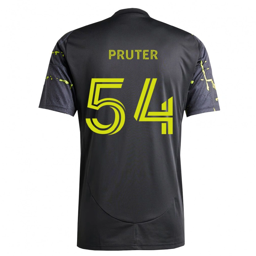 Danxen Damen Luke Pruter #54 Fluoreszierendes Gelb Schwarz Auswärtstrikot Trikot 2026/27 T-Shirt Schweiz