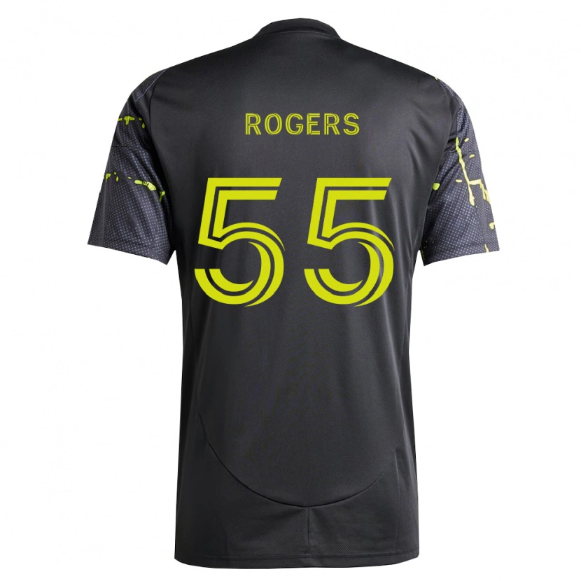 Danxen Damen Chris Rogers #55 Fluoreszierendes Gelb Schwarz Auswärtstrikot Trikot 2026/27 T-Shirt Schweiz