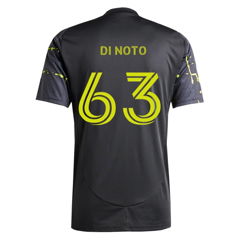 Danxen Damen Gianmarco Di Noto #63 Fluoreszierendes Gelb Schwarz Auswärtstrikot Trikot 2026/27 T-Shirt Schweiz