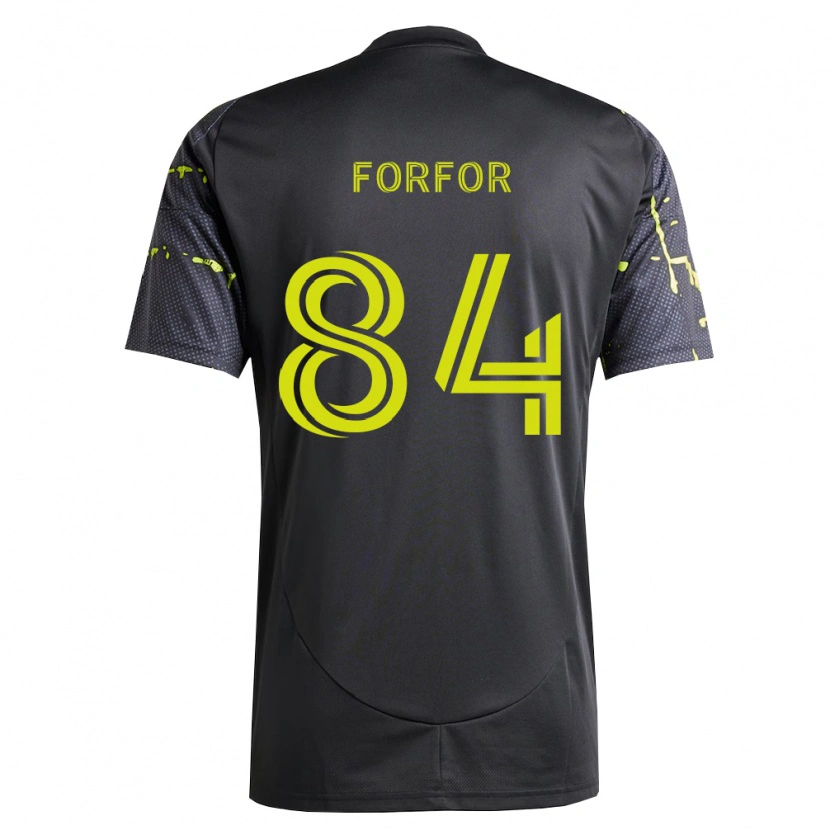 Danxen Damen Prince Forfor #84 Fluoreszierendes Gelb Schwarz Auswärtstrikot Trikot 2026/27 T-Shirt Schweiz