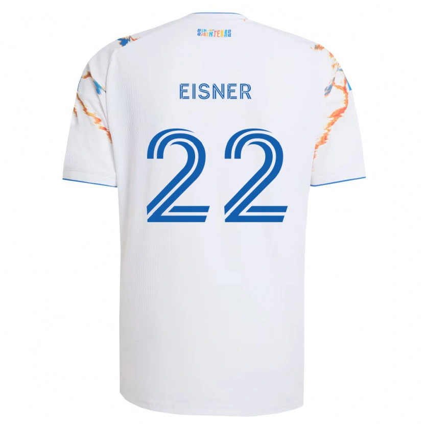 Danxen Damen Wilson Eisner #22 Weiß Orange Blau Auswärtstrikot Trikot 2026/27 T-Shirt Schweiz