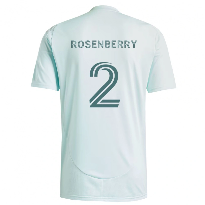 Danxen Damen Keegan Rosenberry #2 Weiß Hellgrün Auswärtstrikot Trikot 2026/27 T-Shirt Schweiz
