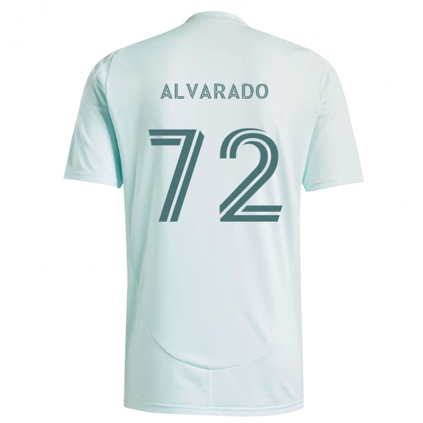 Danxen Damen Miguel Alvarado #72 Weiß Hellgrün Auswärtstrikot Trikot 2026/27 T-Shirt Schweiz