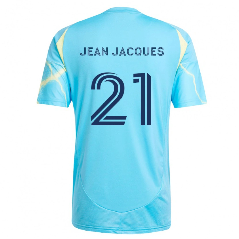 Danxen Damen Danley Jean Jacques #21 Hellblau Schwarz Hellgelb Auswärtstrikot Trikot 2026/27 T-Shirt Schweiz