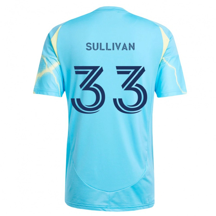 Danxen Damen Quinn Sullivan #33 Hellblau Schwarz Hellgelb Auswärtstrikot Trikot 2026/27 T-Shirt Schweiz