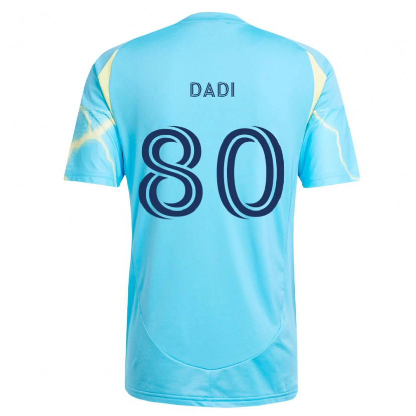Danxen Damen Paco Dadi #80 Hellblau Schwarz Hellgelb Auswärtstrikot Trikot 2026/27 T-Shirt Schweiz