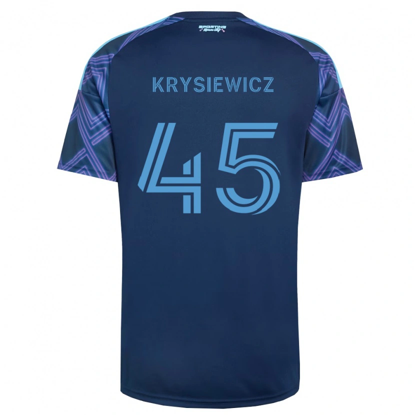 Danxen Damen Brady Krysiewicz #45 Königsblau Violett Auswärtstrikot Trikot 2026/27 T-Shirt Schweiz