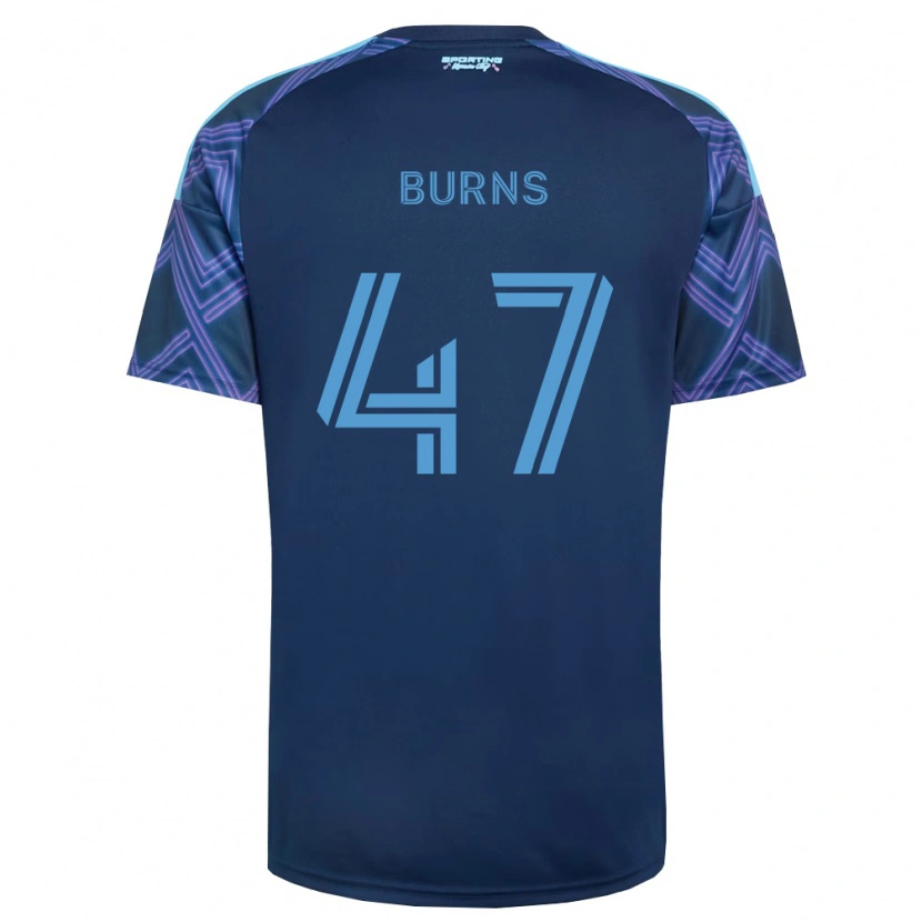 Danxen Damen Trevor Burns #47 Königsblau Violett Auswärtstrikot Trikot 2026/27 T-Shirt Schweiz