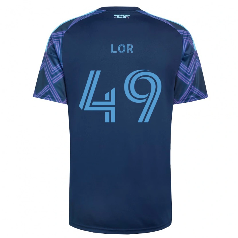 Danxen Damen Troy Lor #49 Königsblau Violett Auswärtstrikot Trikot 2026/27 T-Shirt Schweiz