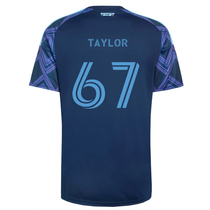 Danxen Damen Kael Taylor #67 Königsblau Violett Auswärtstrikot Trikot 2026/27 T-Shirt Schweiz
