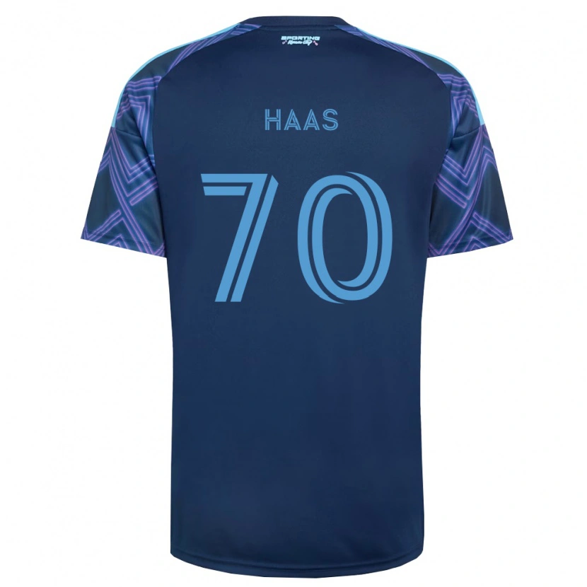 Danxen Damen Ty Haas #70 Königsblau Violett Auswärtstrikot Trikot 2026/27 T-Shirt Schweiz