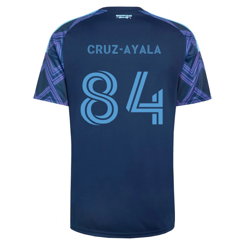 Danxen Damen Luis Cruz-Ayala #84 Königsblau Violett Auswärtstrikot Trikot 2026/27 T-Shirt Schweiz