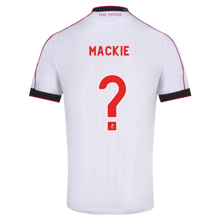 Danxen Damen Fraser Mackie #0 Schwarz Rot Weiß Auswärtstrikot Trikot 2026/27 T-Shirt Schweiz