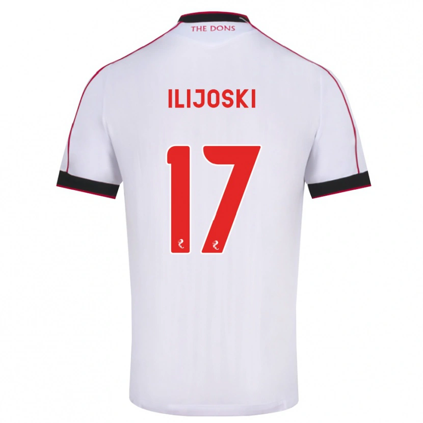 Danxen Damen Emma Ilijoski #17 Schwarz Rot Weiß Auswärtstrikot Trikot 2026/27 T-Shirt Schweiz