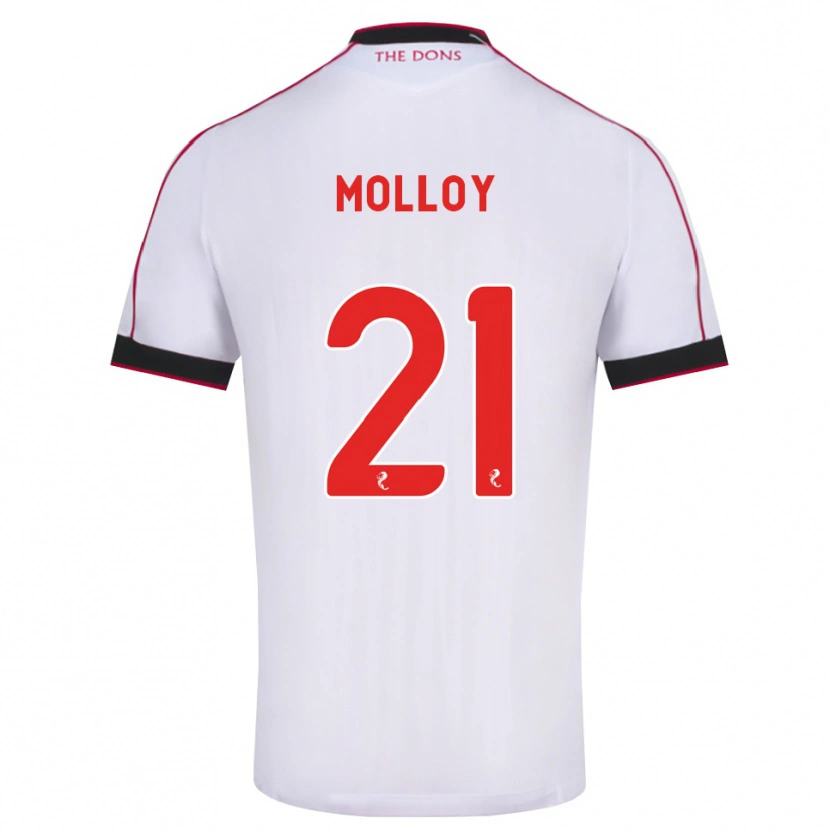 Danxen Damen Gavin Molloy #21 Schwarz Rot Weiß Auswärtstrikot Trikot 2026/27 T-Shirt Schweiz