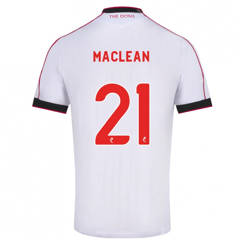 Danxen Damen Miriam Maclean #21 Schwarz Rot Weiß Auswärtstrikot Trikot 2026/27 T-Shirt Schweiz