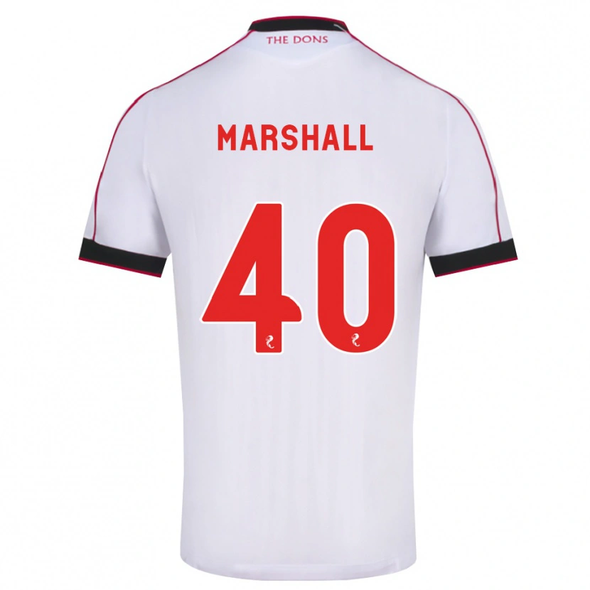Danxen Damen Findlay Marshall #40 Schwarz Rot Weiß Auswärtstrikot Trikot 2026/27 T-Shirt Schweiz