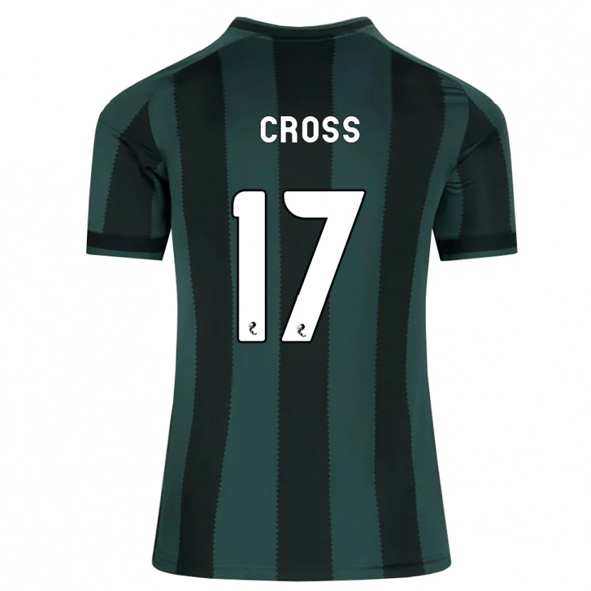 Danxen Damen Morgan Cross #17 Dunkles Schiefergrau Schwarz Auswärtstrikot Trikot 2026/27 T-Shirt Schweiz