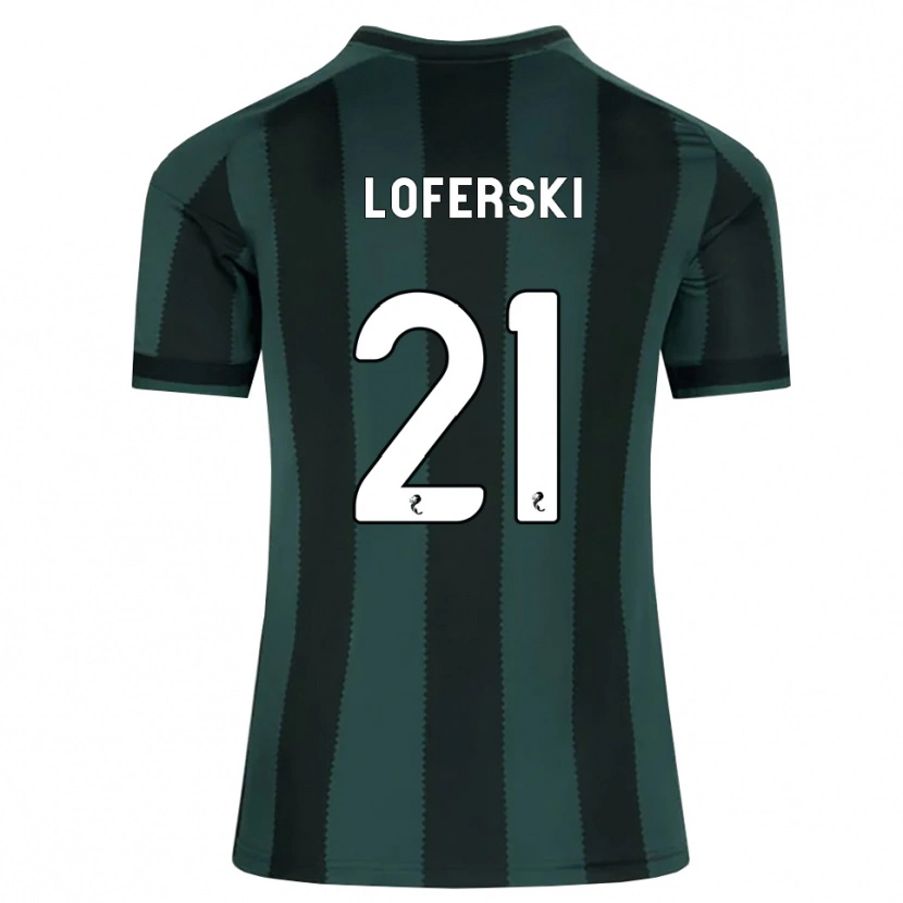 Danxen Damen Kit Loferski #21 Dunkles Schiefergrau Schwarz Auswärtstrikot Trikot 2026/27 T-Shirt Schweiz