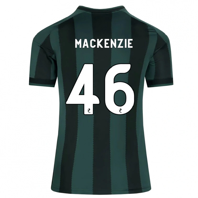Danxen Damen Magnus Mackenzie #46 Dunkles Schiefergrau Schwarz Auswärtstrikot Trikot 2026/27 T-Shirt Schweiz
