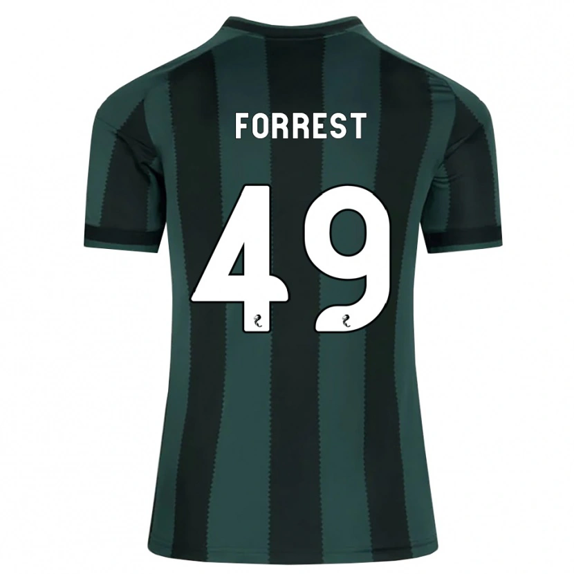 Danxen Damen James Forrest #49 Dunkles Schiefergrau Schwarz Auswärtstrikot Trikot 2026/27 T-Shirt Schweiz