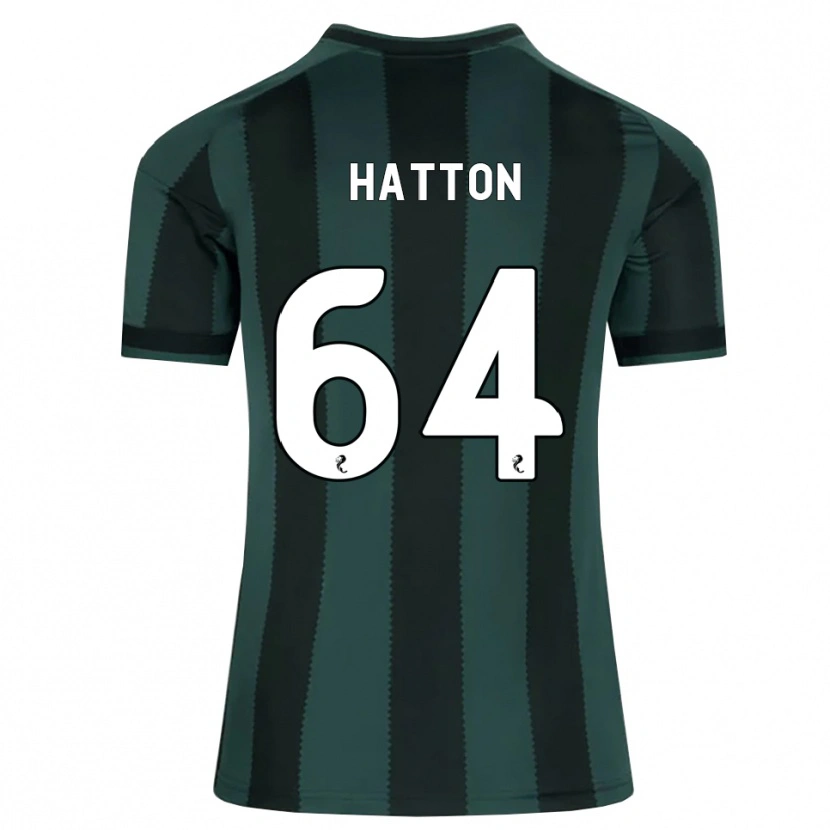Danxen Damen Thomas Hatton #64 Dunkles Schiefergrau Schwarz Auswärtstrikot Trikot 2026/27 T-Shirt Schweiz