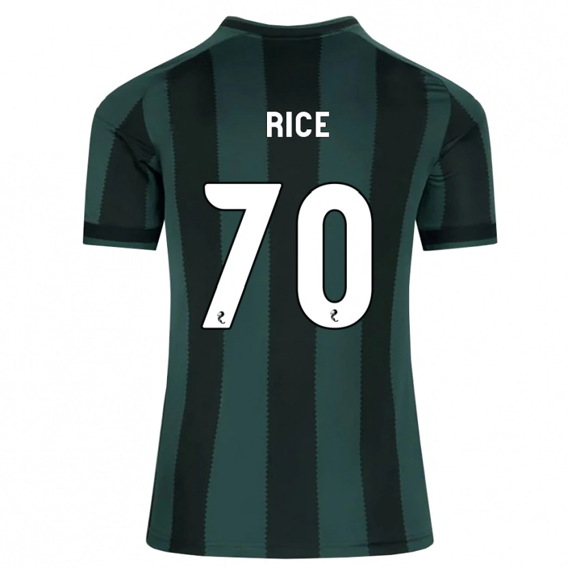 Danxen Damen Aidan Rice #70 Dunkles Schiefergrau Schwarz Auswärtstrikot Trikot 2026/27 T-Shirt Schweiz