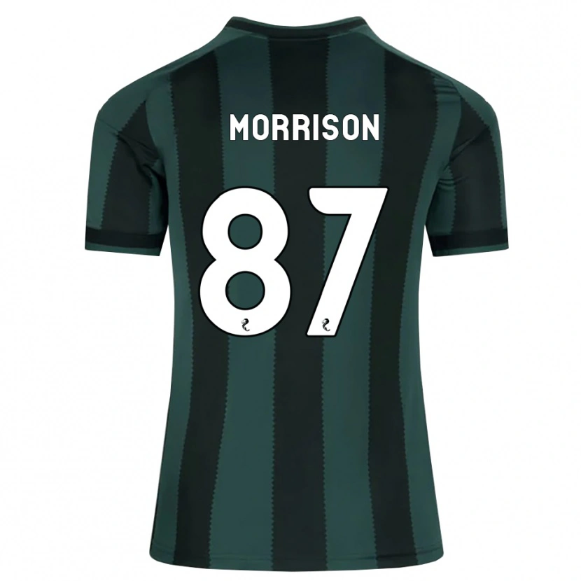 Danxen Damen Joe Morrison #87 Dunkles Schiefergrau Schwarz Auswärtstrikot Trikot 2026/27 T-Shirt Schweiz