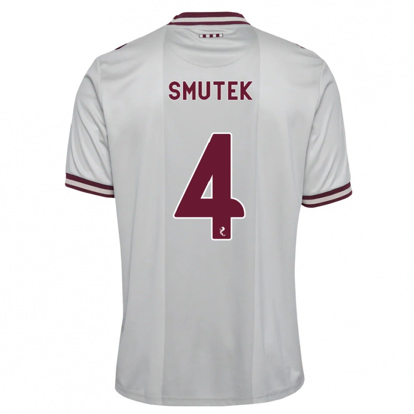 Danxen Damen Kai Smutek #4 Weiß Burgunder Auswärtstrikot Trikot 2026/27 T-Shirt Schweiz