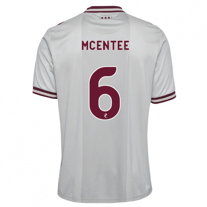 Danxen Damen Oisin Mcentee #6 Weiß Burgunder Auswärtstrikot Trikot 2026/27 T-Shirt Schweiz