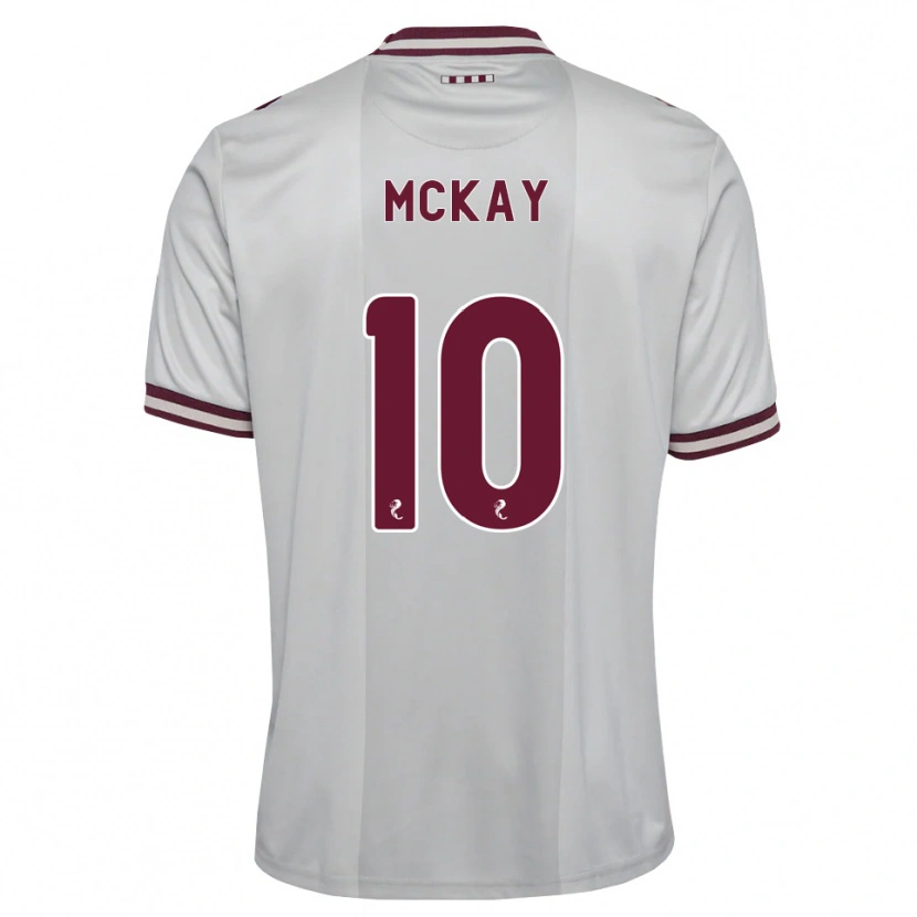 Danxen Damen Barrie Mckay #10 Weiß Burgunder Auswärtstrikot Trikot 2026/27 T-Shirt Schweiz