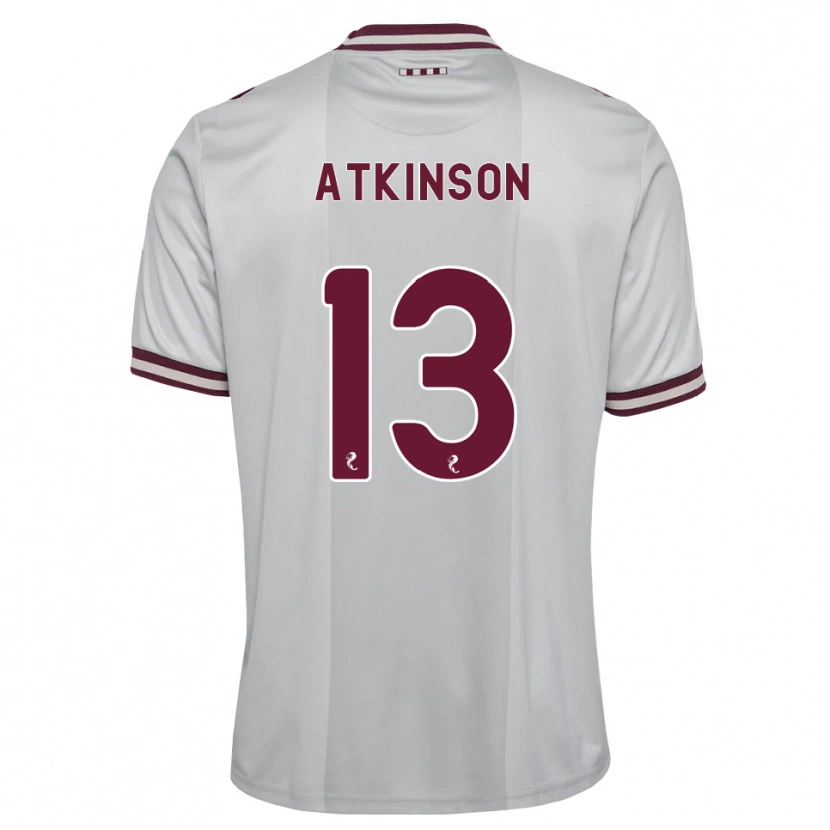 Danxen Damen Nathaniel Atkinson #13 Weiß Burgunder Auswärtstrikot Trikot 2026/27 T-Shirt Schweiz