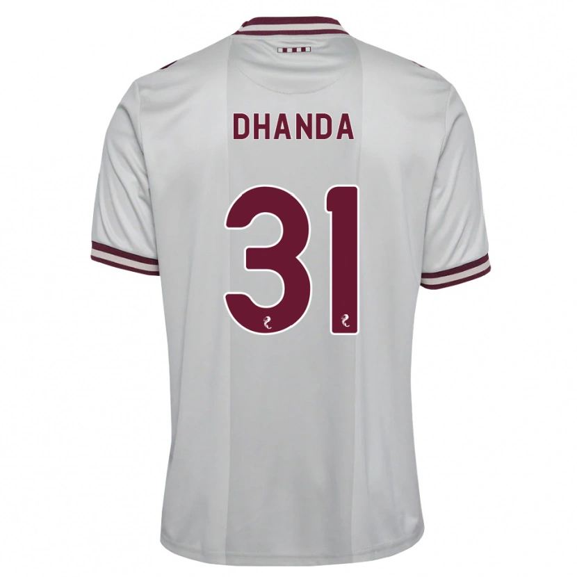 Danxen Damen Yan Dhanda #31 Weiß Burgunder Auswärtstrikot Trikot 2026/27 T-Shirt Schweiz