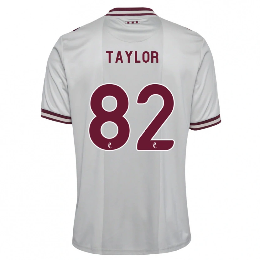 Danxen Damen Gerald Taylor #82 Weiß Burgunder Auswärtstrikot Trikot 2026/27 T-Shirt Schweiz