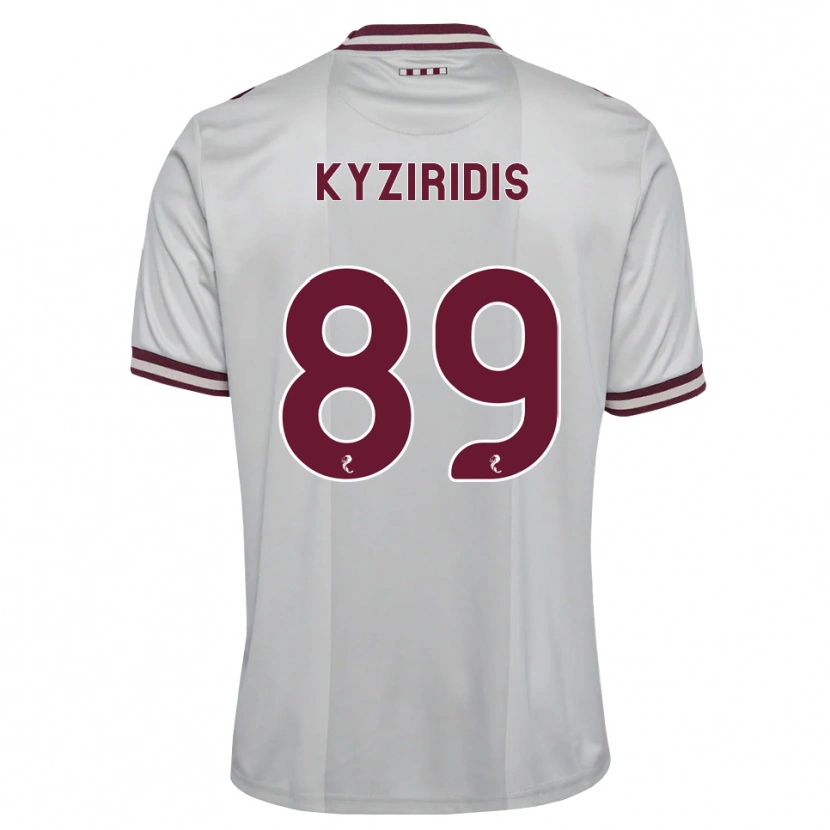 Danxen Damen Alexandros Kyziridis #89 Weiß Burgunder Auswärtstrikot Trikot 2026/27 T-Shirt Schweiz