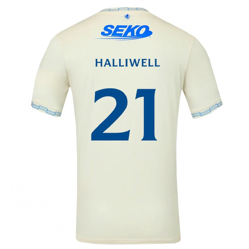Danxen Damen Alfie Halliwell #21 Tiefseeblau Weiß Auswärtstrikot Trikot 2026/27 T-Shirt Schweiz